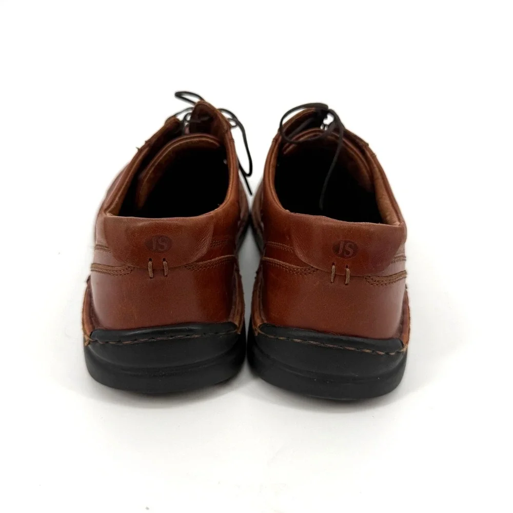 Josef Seibel Walt Brandy Mens 41 Shoes Leather Lace Up Oxford Derby Comfort Work